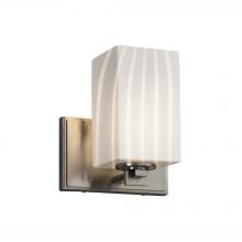 Justice Design Group FSN-8441-15-RBON-NCKL - Era 1-Light Wall Sconce