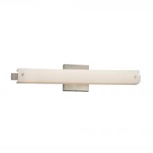 Justice Design Group FSN-8681-OPAL-NCKL - Edge 23" ADA Linear LED Wall/Bath