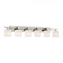 Justice Design Group FSN-8706-30-OPAL-NCKL-LED6-4200 - Aero 6-Light LED Bath Bar