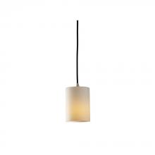 Justice Design Group FSN-8815-20-OPAL-MBLK-RIGID - Mini 1-Light Pendant