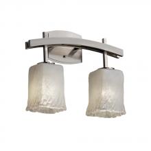 Justice Design Group GLA-8592-26-CLRT-NCKL - Archway 2-Light Bath Bar