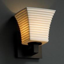 Justice Design Group POR-8921-10-SAWT-DBRZ - Modular 1-Light Wall Sconce