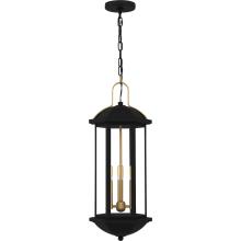 Quoizel CFD1910MBK - Crestfield 3-Light Matte Black Outdoor Hanging Lantern