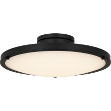 Quoizel QSF6784MBK - Donne Matte Black Semi-Flush Mount