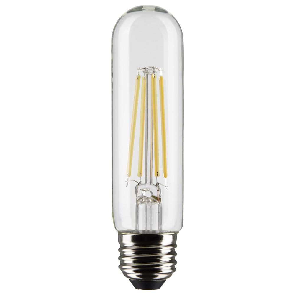 8 Watt T10 LED; Clear; Medium base; 90 CRI; 3000K; 120 Volt