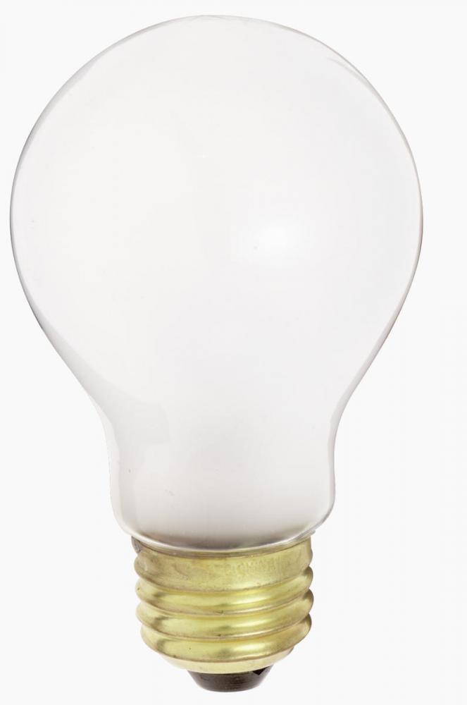 100 Watt A19 Incandescent; White; 1000 Average rated hours; 1178 Lumens; Medium base; 230 Volt;