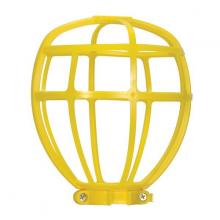 Satco Products Inc. 90/2612 - Yellow Trouble Light Plastic Cage Suitable for Outdoor Locations Height: 6-1/2"