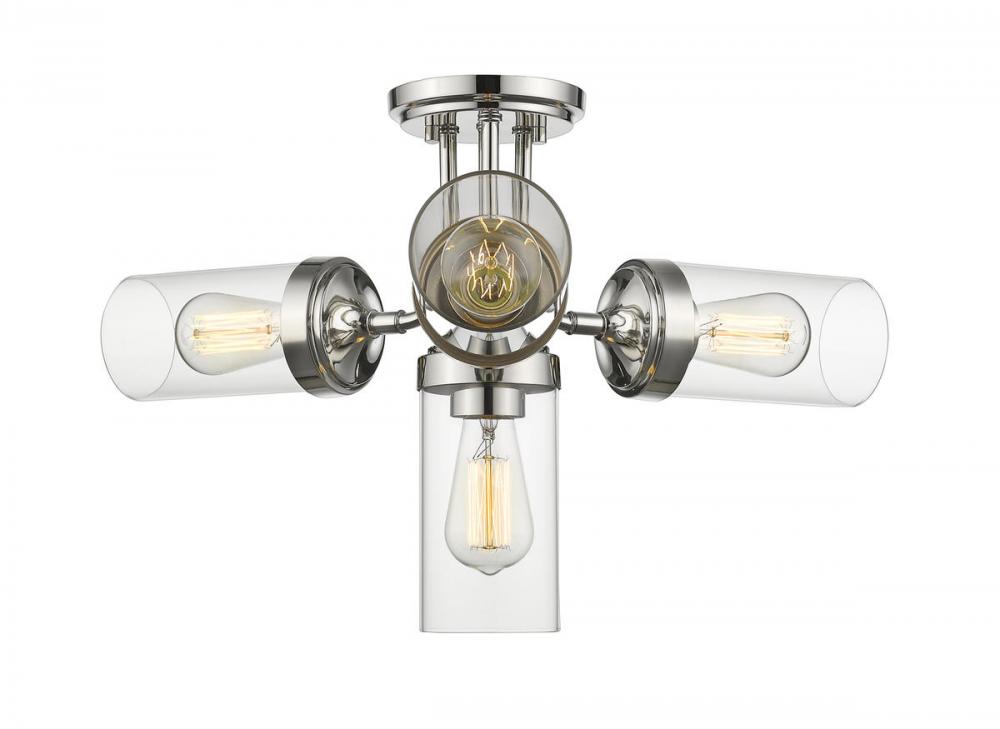 4 Light Semi Flush Mount