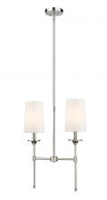 Z-Lite 3033-2L-PN - 2 Light Linear Chandelier