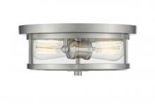 Z-Lite 462F11-BN - 2 Light Flush Mount