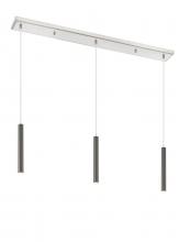 Z-Lite 917MP12-PBL-LED-3LBN - 3 Light Linear Chandelier