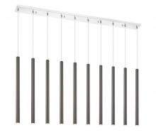 Z-Lite 917MP24PBL-LED-10LCH - 10 Light Linear Chandelier