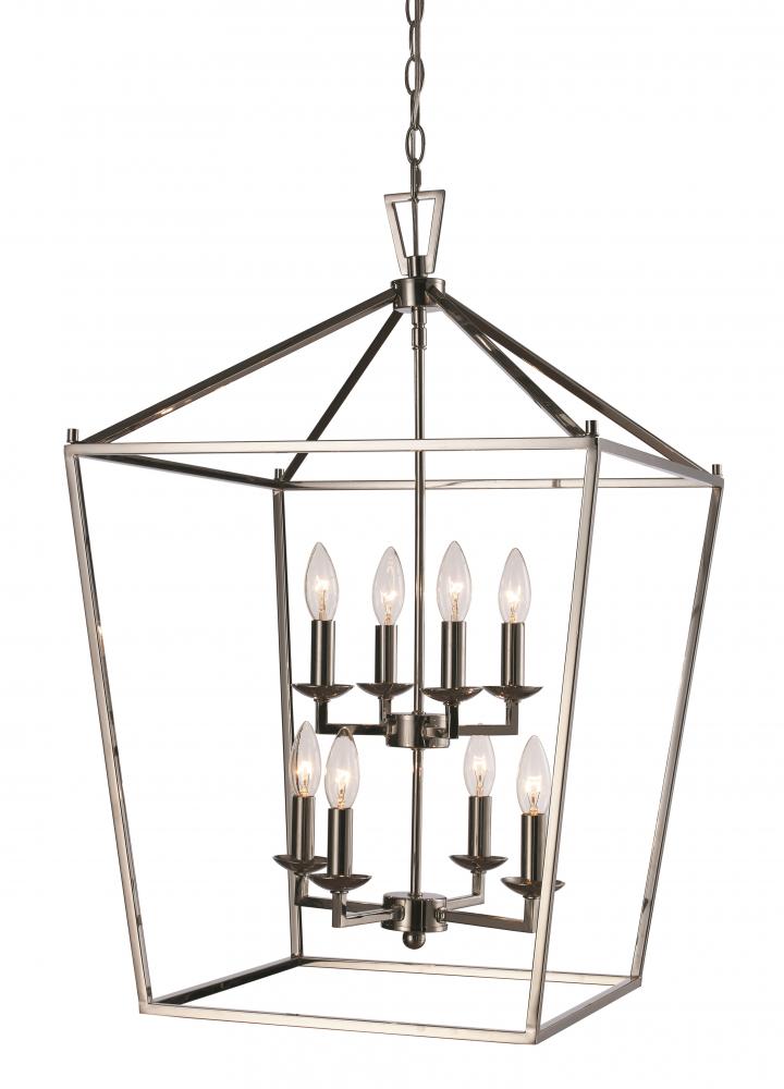 Lacey 19" Pendant Style Cage Chandelier