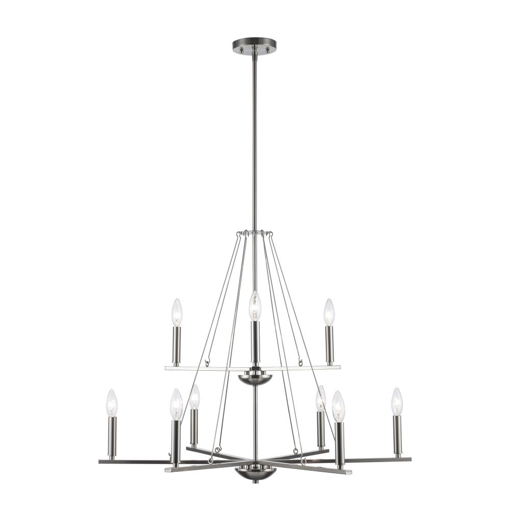 Linden Pendant Lights Brushed Nickel