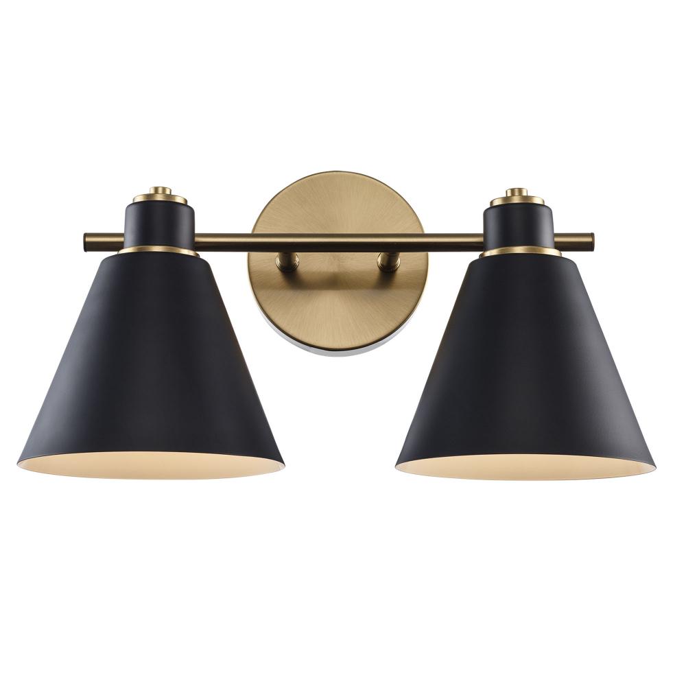 Vanity Lighting Antique Gold/Black