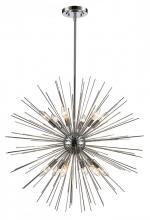 Trans Globe MDN-1453 PC - 12LT-PENDANT STARBURST-PC