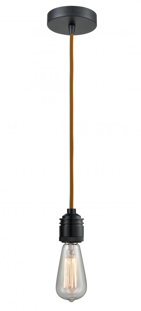 Winchester - 1 Light - 2 inch - Matte Black - Cord hung - Mini Pendant