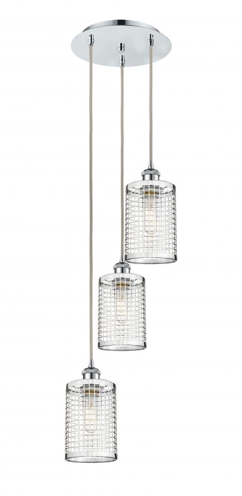 Nestbrook - 3 Light - 11 inch - Polished Chrome - Cord hung - Multi Pendant