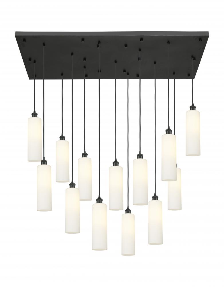 Crown Point - 13 Light - 54 inch - Matte Black - Multi Pendant