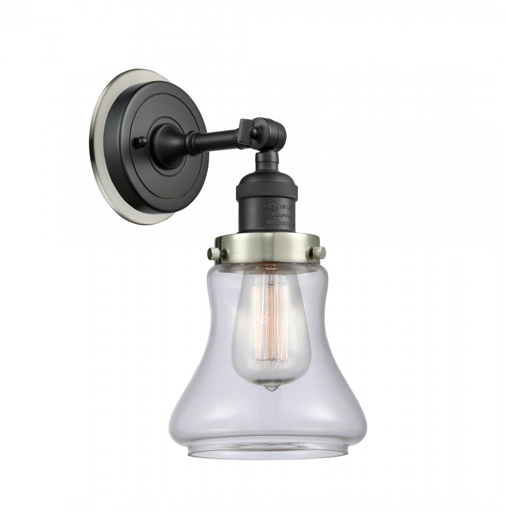 Bellmont - 1 Light - 7 inch - Matte Black - Sconce