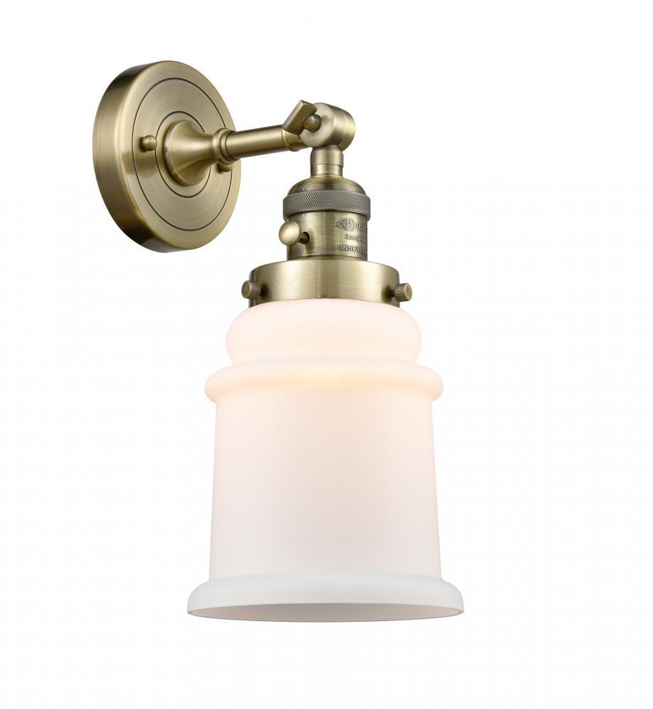 Canton - 1 Light - 7 inch - Antique Brass - Sconce