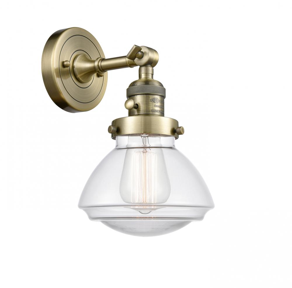 Olean - 1 Light - 7 inch - Antique Brass - Sconce