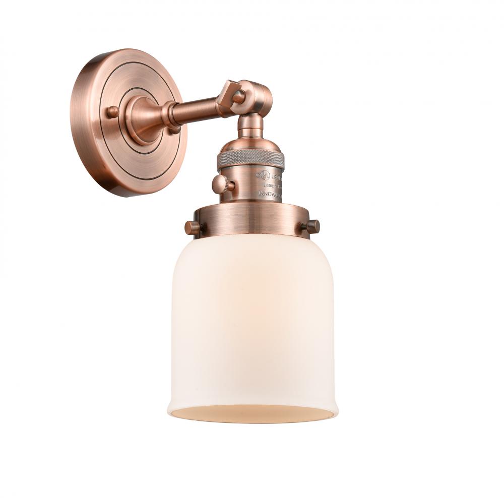 Bell - 1 Light - 5 inch - Antique Copper - Adjustable Sconce