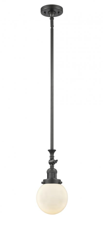 Beacon - 1 Light - 6 inch - Oil Rubbed Bronze - Stem Hung - Mini Pendant