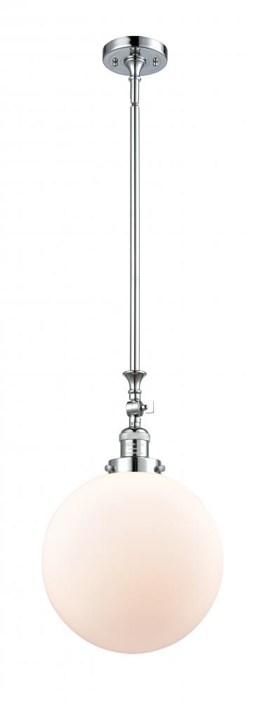 Beacon - 1 Light - 12 inch - Polished Chrome - Stem Hung - Mini Pendant