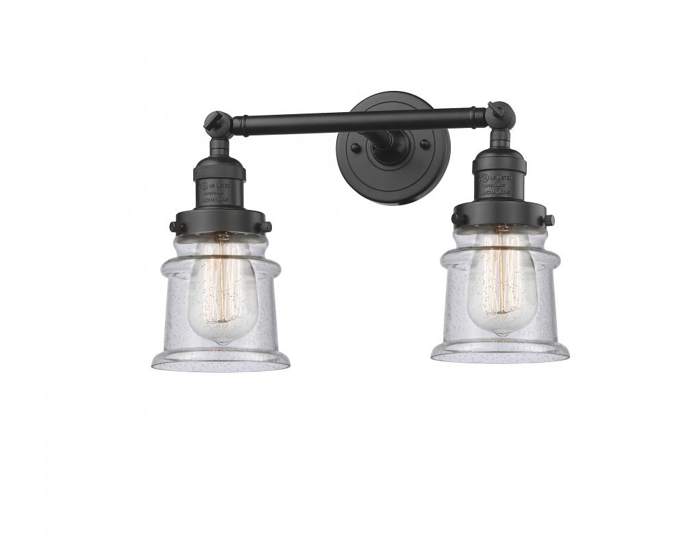 Canton - 2 Light - 17 inch - Oil Rubbed Bronze - Bath Vanity Light