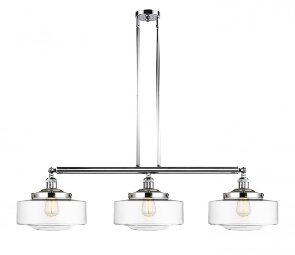 Bridgeton - 3 Light - 44 inch - Polished Chrome - Stem Hung - Island Light