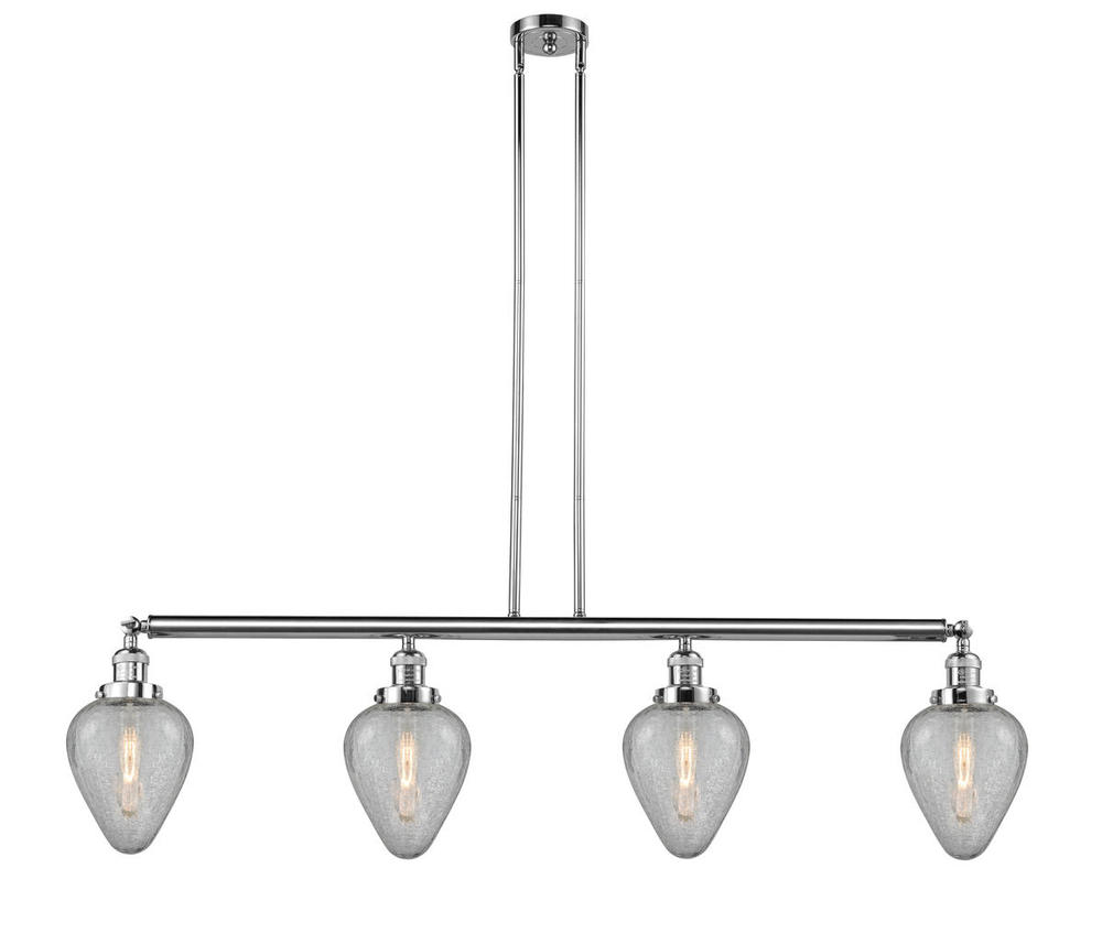 Geneseo - 4 Light - 52 inch - Polished Chrome - Stem Hung - Island Light