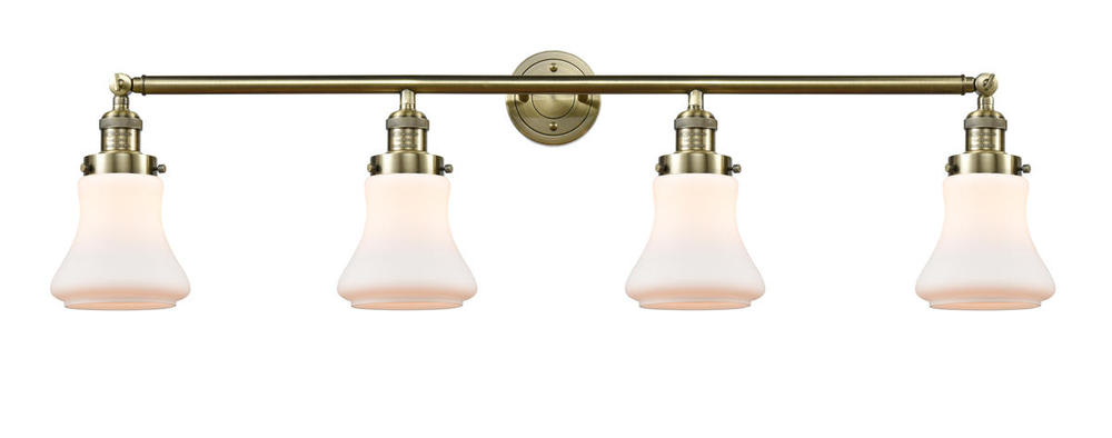 Bellmont - 4 Light - 42 inch - Antique Brass - Adjustable Bath Vanity Light