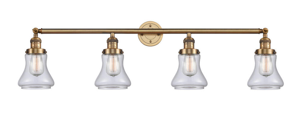 Bellmont - 4 Light - 42 inch - Brushed Brass - Bath Vanity Light