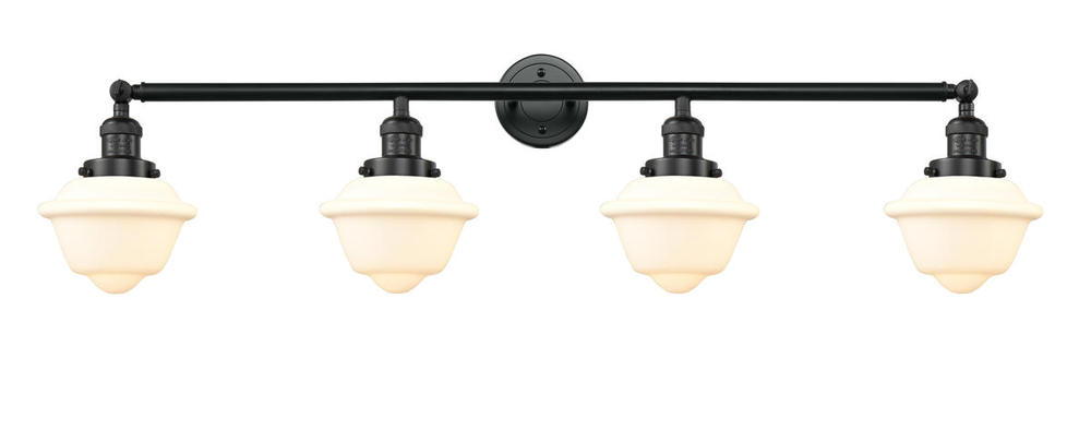 Oxford - 4 Light - 46 inch - Matte Black - Bath Vanity Light