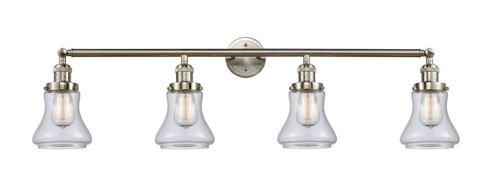 Bellmont - 4 Light - 42 inch - Brushed Satin Nickel - Adjustable Bath Vanity Light