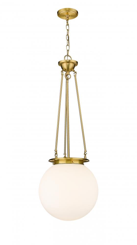 Beacon - 1 Light - 14 inch - Satin Gold - Chain Hung - Pendant