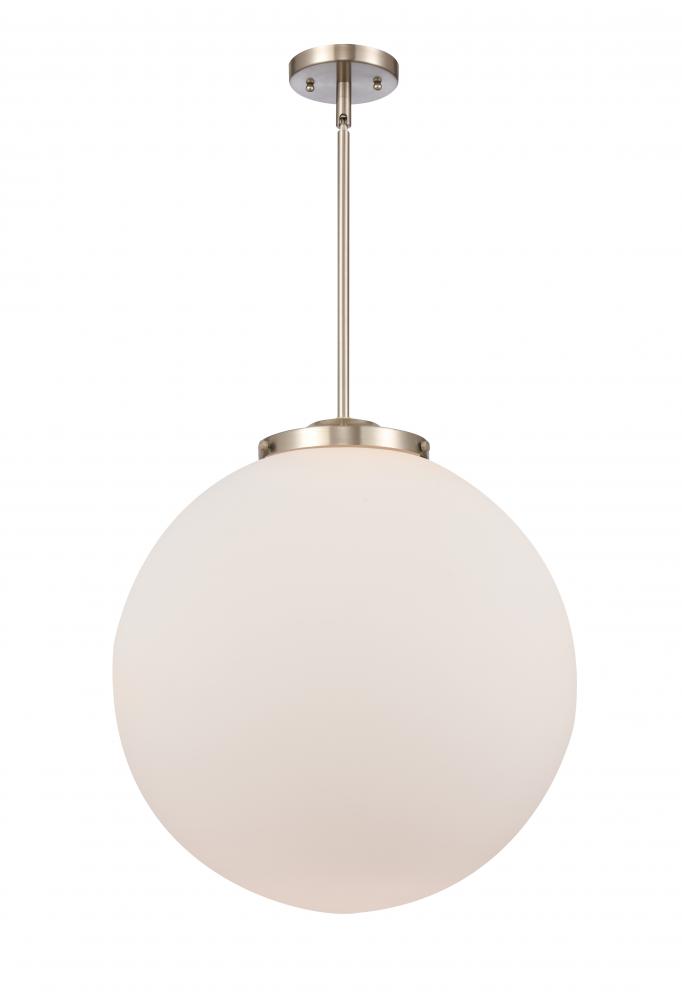 Beacon - 1 Light - 18 inch - Brushed Satin Nickel - Cord hung - Pendant