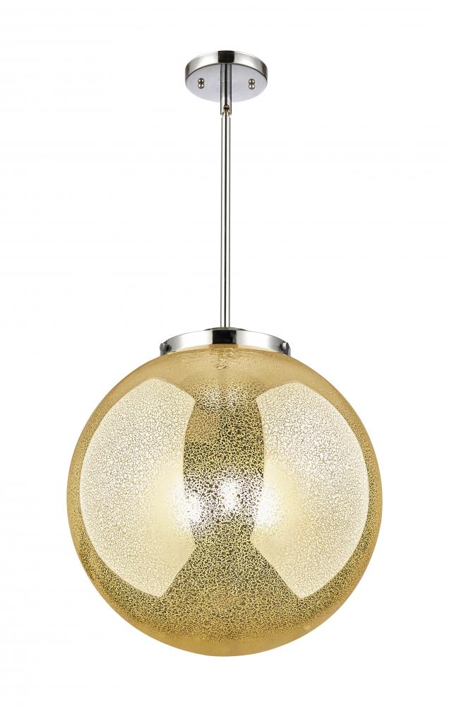 Beacon - 3 Light - 16 inch - Polished Chrome - Cord hung - Pendant