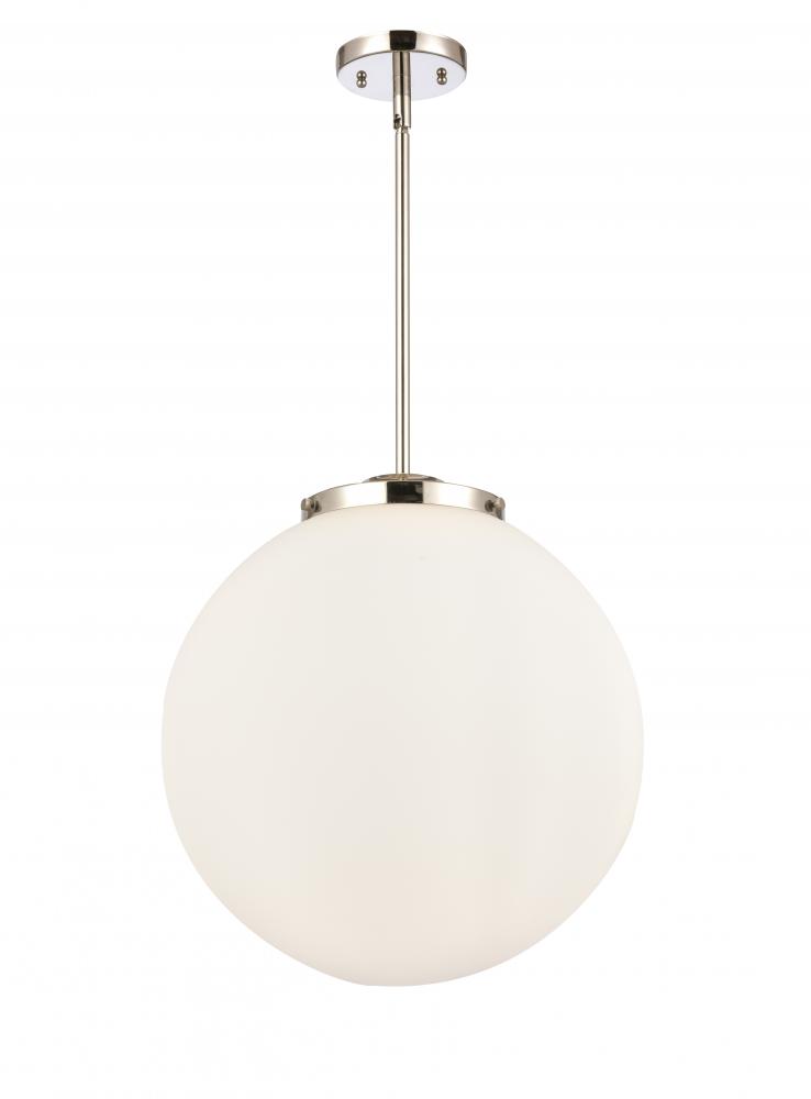 Beacon - 3 Light - 16 inch - Polished Nickel - Cord hung - Pendant