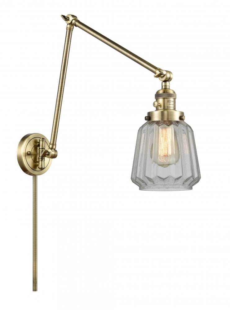 Chatham - 1 Light - 8 inch - Antique Brass - Swing Arm