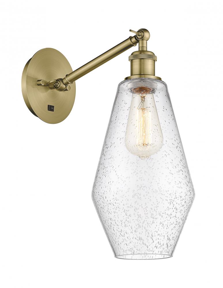 Cindyrella - 1 Light - 7 inch - Antique Brass - Sconce