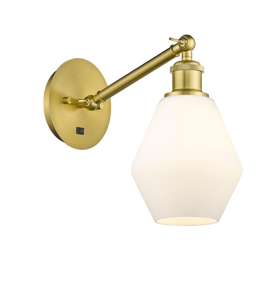 Cindyrella - 1 Light - 6 inch - Satin Gold - Adjustable Sconce