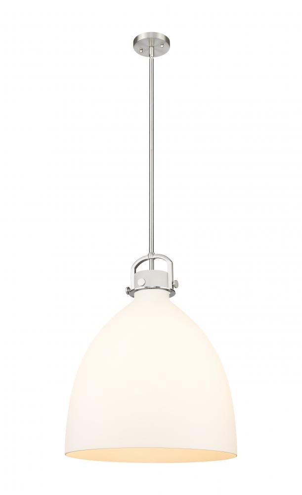 Newton Bell - 1 Light - 18 inch - Satin Nickel - Pendant