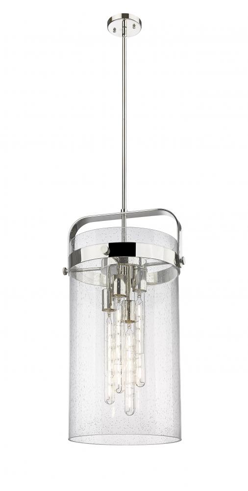 Pilaster - 4 Light - 12 inch - Polished Nickel - Pendant