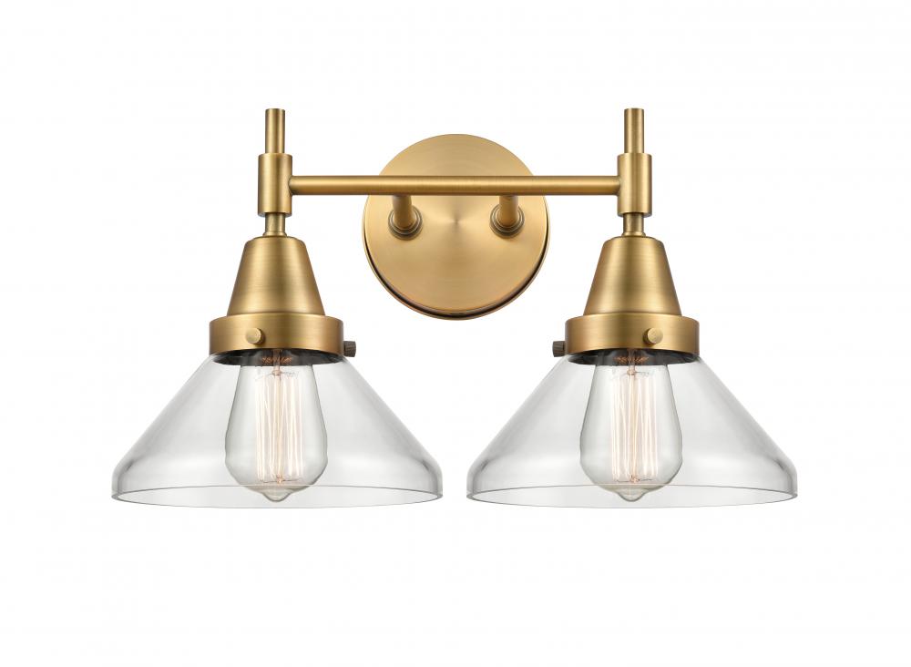 Caden - 2 Light - 17 inch - Brushed Brass - Bath Vanity Light