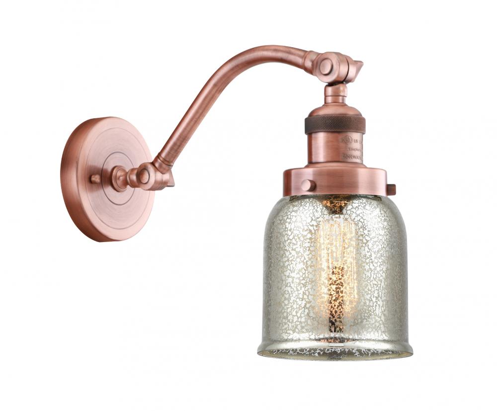 Bell - 1 Light - 5 inch - Antique Copper - Adjustable Sconce