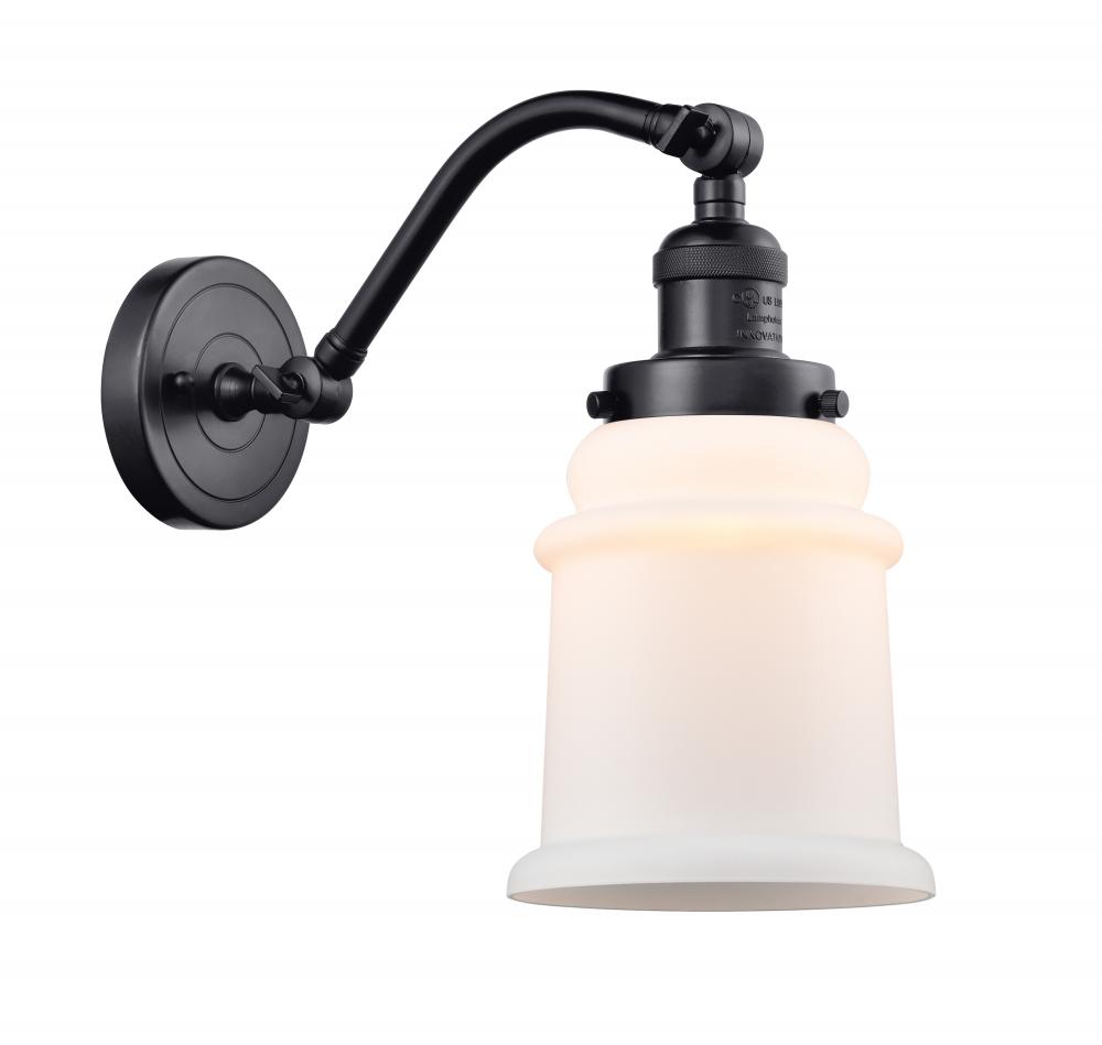 Canton - 1 Light - 6 inch - Matte Black - Sconce