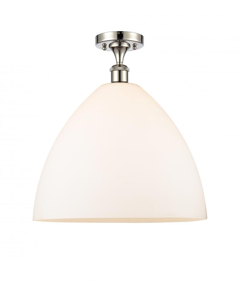 Bristol - 1 Light - 16 inch - Polished Nickel - Semi-Flush Mount