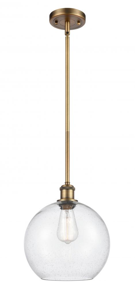 Athens - 1 Light - 10 inch - Brushed Brass - Mini Pendant